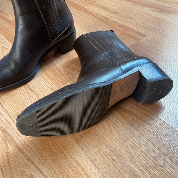 AEYDE NEIL LEATHER ANKLE BOOT MOKA CALF - Picture 2 of 5